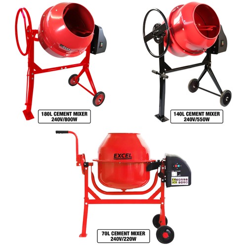 Electric cement mixer - electric,