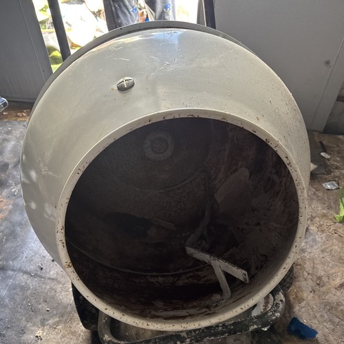 Grey cement mixer with stand - grey,
