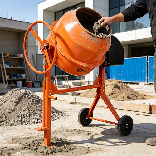 Electric cement concrete - electric, mixer