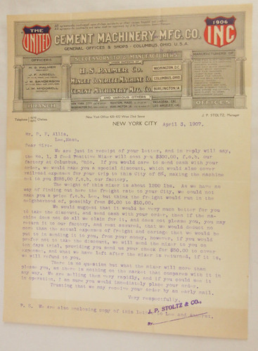 1907 cement machinery - cement,