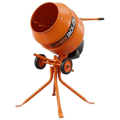 Electric powered cement mixer - powered,