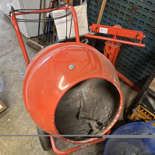 Electric cement mixer stand - mixer,